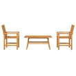 vidaXL Solid Acacia Wood Garden Lounge Set in Brown