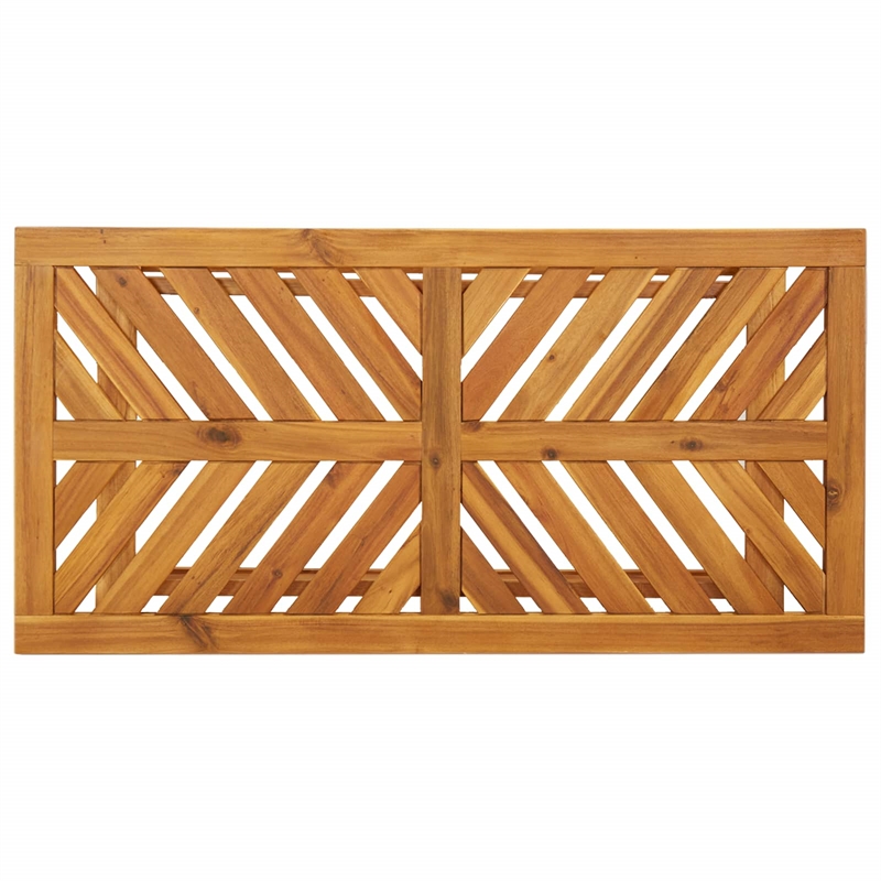 vidaXL Solid Acacia Wood Garden Lounge Set in Brown