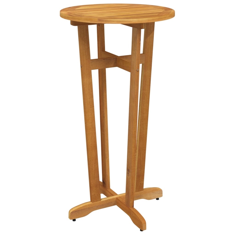 vidaXL 5 Piece Solid Acacia Wood Medium Bar Set in Natural