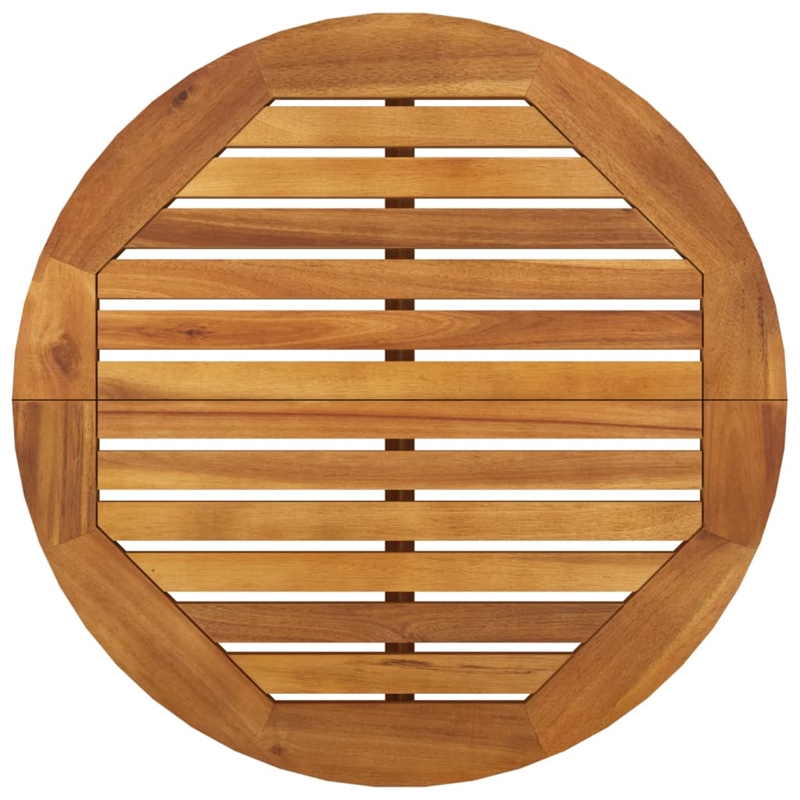 vidaXL Solid Acacia Wood Medium Bar Set in Brown