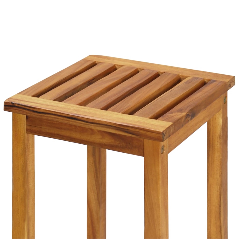 vidaXL Solid Acacia Wood Medium Bar Set in Brown