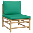 vidaXL 6 Piece Bamboo Small Garden Lounge Set in Natural
