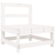 vidaXL Wood Standard Garden Lounge Set in White