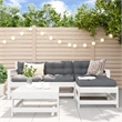 vidaXL Wood Medium Garden Lounge Set in White