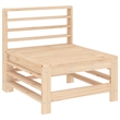 vidaXL Wood Large Garden Lounge Set in Natural