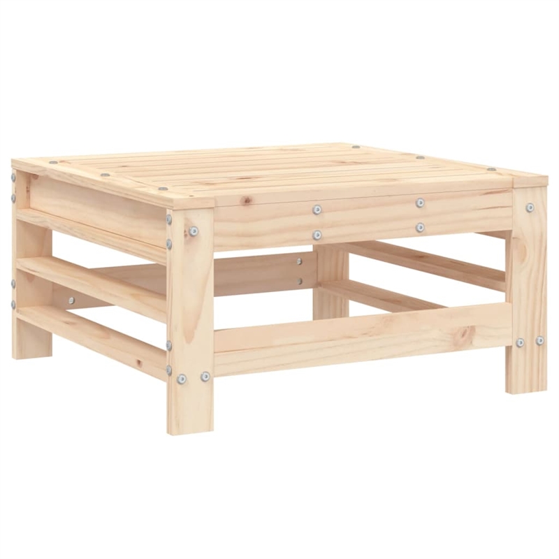 vidaXL Wood Large Garden Lounge Set in Natural