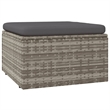 vidaXL 4 Piece Small Garden Lounge Set in Gray