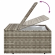 vidaXL 4 Piece Small Garden Lounge Set in Gray