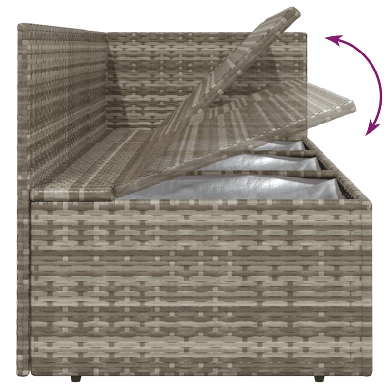 vidaXL 6 Piece Garden Lounge Set in Gray