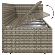 vidaXL 6 Piece Garden Lounge Set in Gray