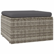 vidaXL 7 Piece Steel Garden Lounge Set in Gray