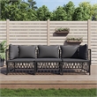 vidaXL Steel Garden Lounge Set in Anthracite