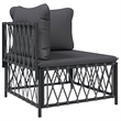 vidaXL Steel Garden Lounge Set in Anthracite