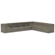 vidaXL 8 Piece Small Garden Lounge Set in Gray