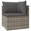 vidaXL 8 Piece Small Garden Lounge Set in Gray