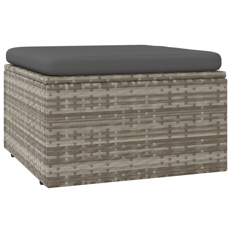 vidaXL 10 Piece Steel Garden Lounge Set in Gray