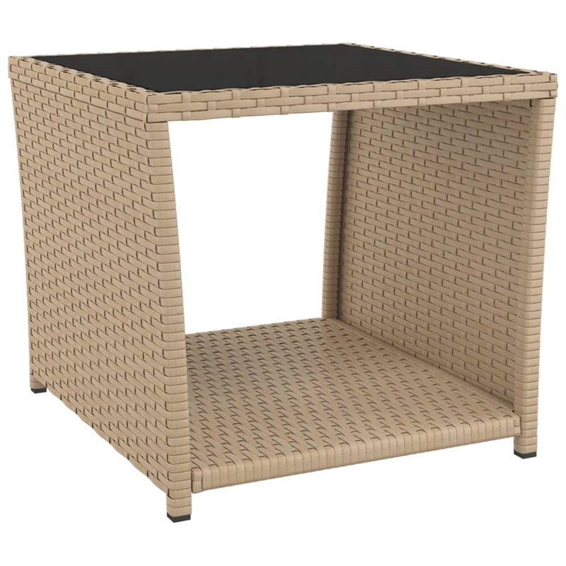 vidaXL 3 Piece Steel Garden Lounge Set in Beige