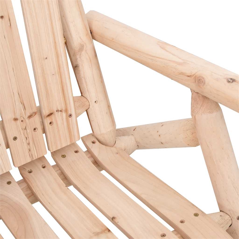 vidaXL Wood Garden Lounge Set in Natural