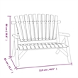 vidaXL 5 Piece Wood Garden Lounge Set