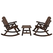 vidaXL 3 Piece Wood Garden Lounge Set
