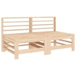vidaXL 7 Piece Wood Large Garden Lounge Set