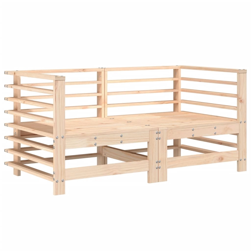 vidaXL 7 Piece Wood Large Garden Lounge Set