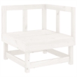 vidaXL Wood Large Garden Lounge Set in White