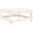 vidaXL Wood Large Garden Lounge Set in White