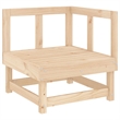 vidaXL 8 Piece Wood Garden Lounge Set in Natural
