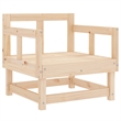 vidaXL 8 Piece Wood Garden Lounge Set in Natural