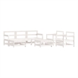 vidaXL Wood Medium Garden Lounge Set in White