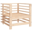 vidaXL 7 Piece Wood Small Garden Lounge Set in Natural