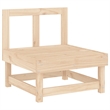 vidaXL 7 Piece Wood Garden Lounge Set in Natural