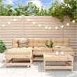 vidaXL 5 Piece Wood Large Garden Lounge Set in Natural