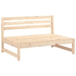 vidaXL 5 Piece Wood Large Garden Lounge Set in Natural