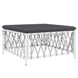 vidaXL Steel Garden Lounge Set in White