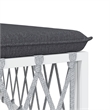 vidaXL Steel Garden Lounge Set in White/Gray