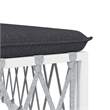 vidaXL 6 Piece Steel Garden Lounge Set in White