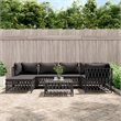 vidaXL Steel Garden Lounge Set in Anthracite