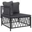 vidaXL Steel Garden Lounge Set in Anthracite