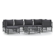 vidaXL Steel Garden Lounge Set in Anthracite