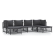 vidaXL 6 Piece Steel Garden Lounge Set in Anthracite