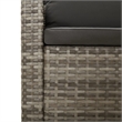 vidaXL 7 Piece Steel Garden Lounge Set in Gray