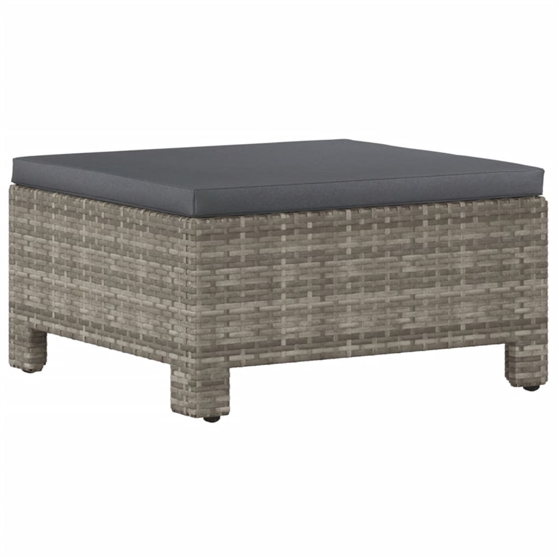 vidaXL 9 Piece Steel Garden Lounge Set in Gray
