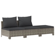 vidaXL 9 Piece Steel Garden Lounge Set in Gray
