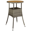 vidaXL 5 Piece Steel Bistro Set in Gray