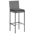 vidaXL 5 Piece Poly Rattan Bar Set in Gray