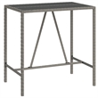 vidaXL Steel Bar Set in Black/Gray