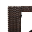 vidaXL 5 Piece Steel Bar Set in Black/Brown