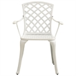 vidaXL Aluminum Medium Furniture Set in White